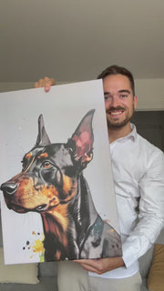 Portrait animaux Pop-art